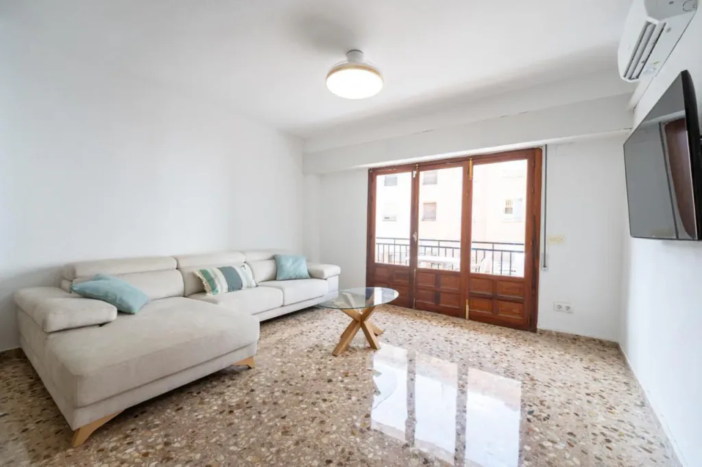 Salón del apartamento vacacional en el Puerto de Jávea
