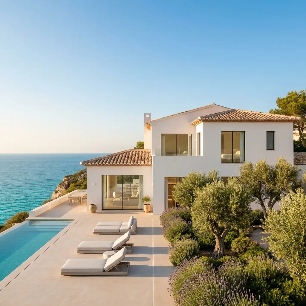 Villa mediterránea preparada para alquiler vacacional